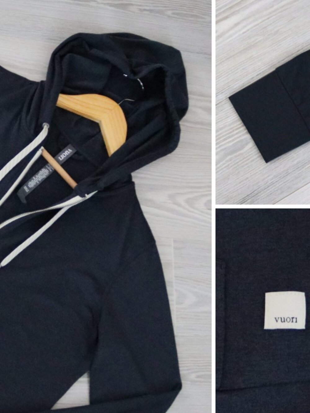 Vuori Halo Performance Hoodie 2.0 Women's M Black Dreamknit 4-Way Stretch VW268